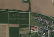 德國一男子求婚方式走紅網絡：在谷歌地圖留下玉米田印記